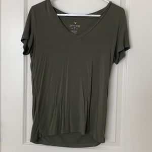 army green tee